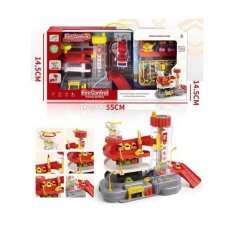 Трек с машинами и вертолетом