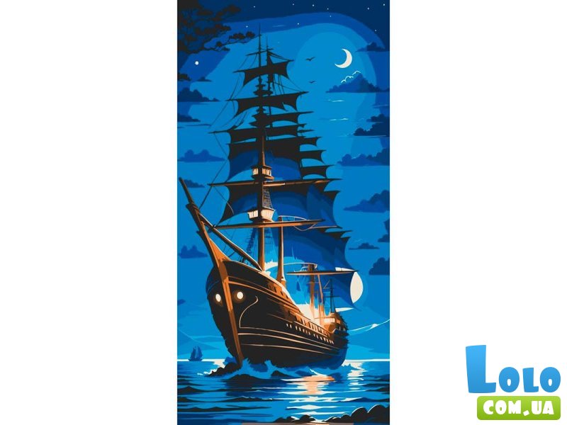 Картина по номерам Жемчужина ночи, ArtCraft (40х80 см)