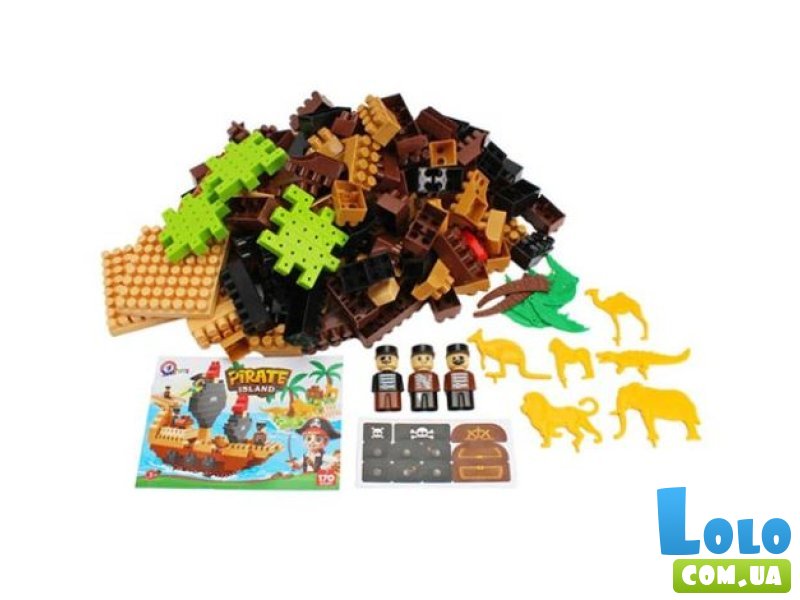 Конструктор Остров Пиратов, ТехноК (2642), 170 дет.