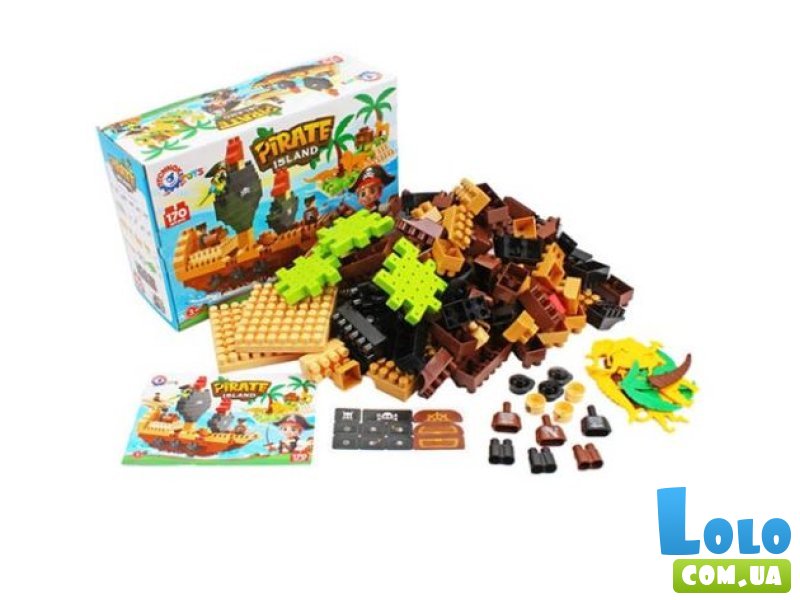 Конструктор Остров Пиратов, ТехноК (2642), 170 дет.