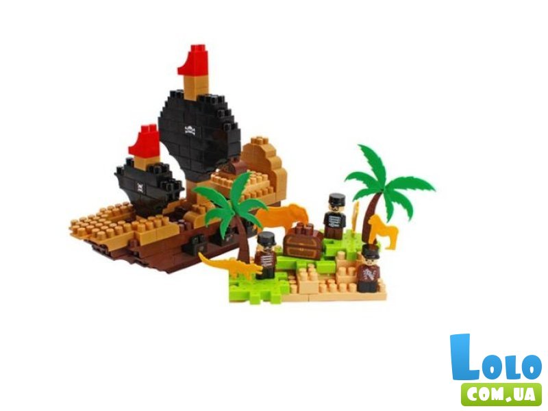Конструктор Остров Пиратов, ТехноК (2642), 170 дет.