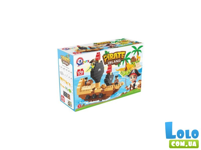 Конструктор Остров Пиратов, ТехноК (2642), 170 дет.