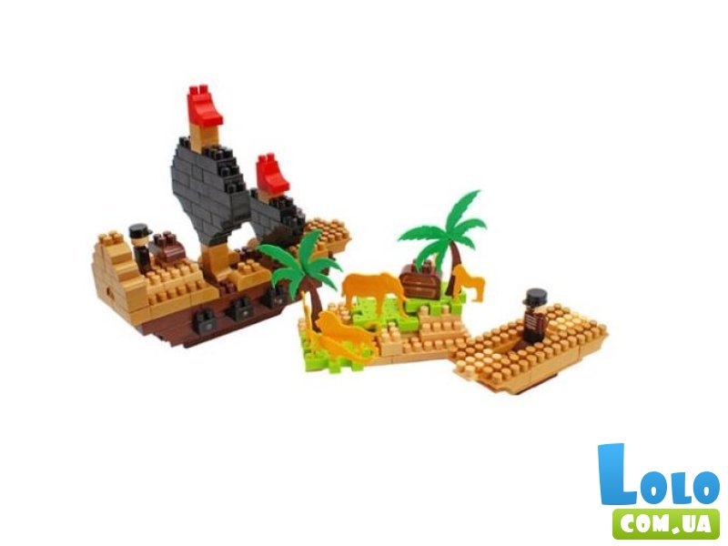 Конструктор Остров Пиратов, ТехноК (2642), 170 дет.