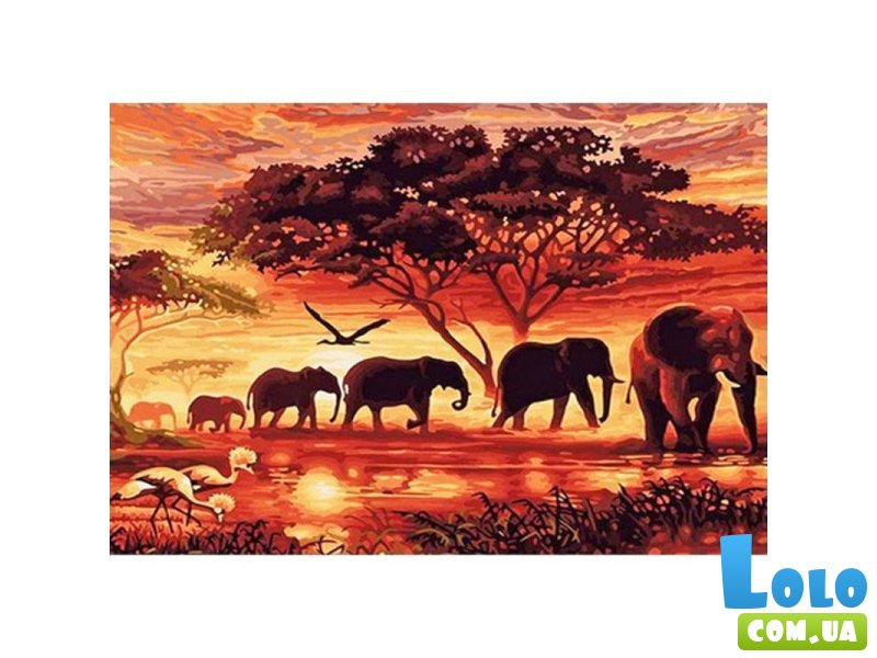 Алмазная мозаика Африка, Strateg (50х65 см)