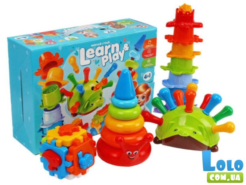 Набор подарочный развивающих игрушек 4в1 Изучай и играй, ТехноК
