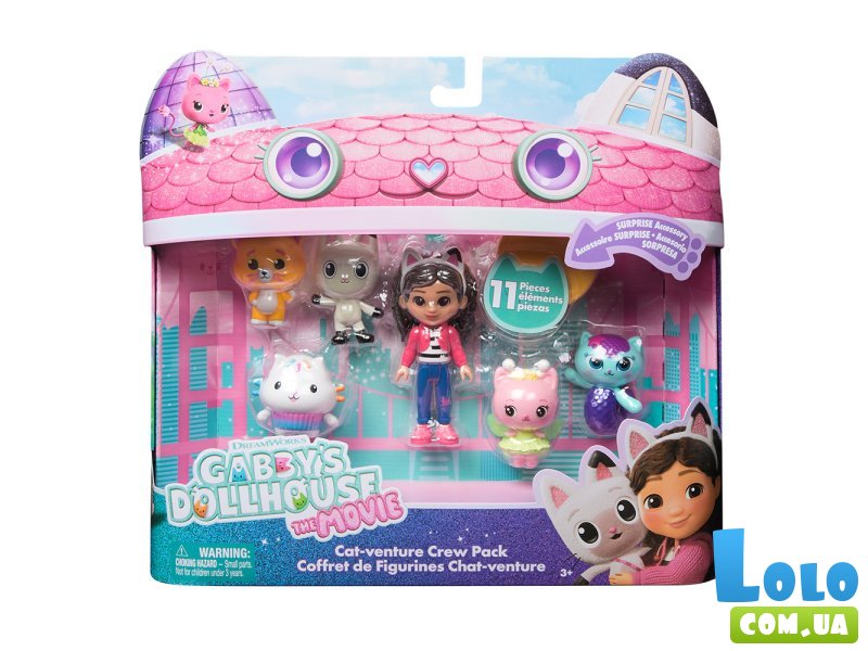 Кукольный домик Габби: Набор фигурок Котопроисшествие, Gabby's Dollhouse