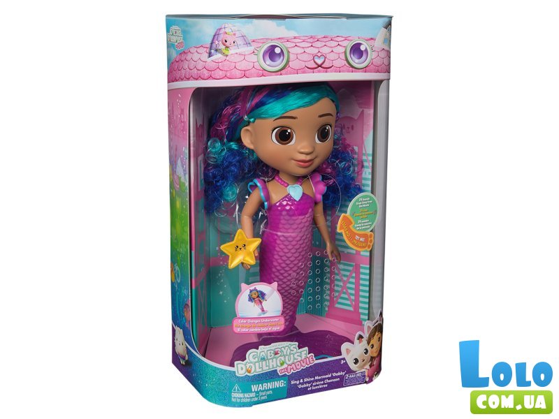 Кукла Русалочка Габби Пой и сияй, Gabby's Dollhouse