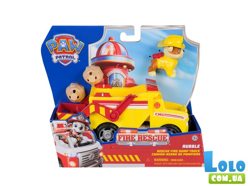 Щенок патруль: большой спасательный автомобиль с водителем Кремез, Spin Master