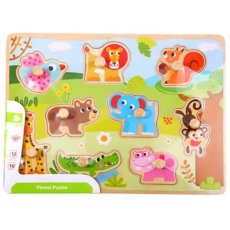 Деревянная рамка-вкладыш Животные, Tooky Toy