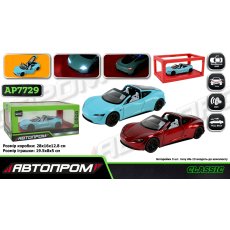 Машина металлическая Tesla roadste, Автопром (в ассортименте)