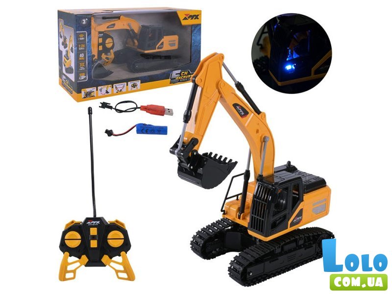 Экскаватор на радиоуправлении