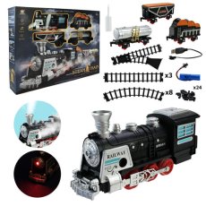 Железная дорога с поездом