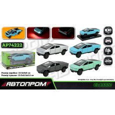 Машина металлическая Tesla Cybertruck, Автопром (в ассортименте)