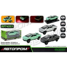 Машина металлическая Tesla Cybertruck, Автопром (в ассортименте)