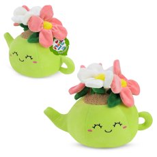 Мягкая игрушка Цветочек в лейке, 21 см