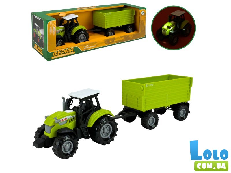 Трактор с прицепом