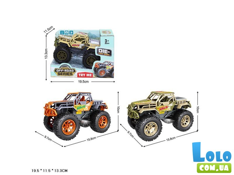 Машина металлическая Джип (в ассортименте)