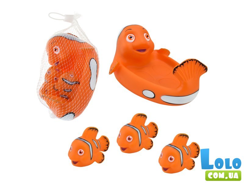 Набор пищалок для купания Рыбки