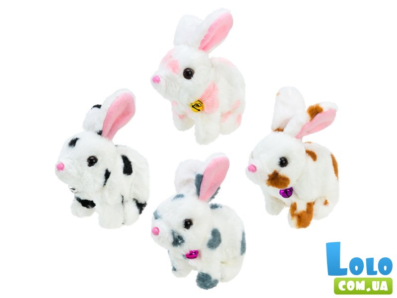 Мягкая интерактивная игрушка Кролик (в ассортименте)