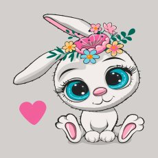 Картина по номерам Милый зайчик, Art Craft (30х30 см)