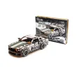 Деревянный 3D конструктор Muscle car GT, Puzzleоk (Puz-00639), 162 дет. (белая)