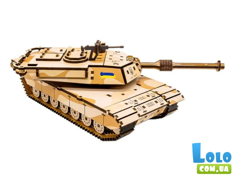 Деревянный 3D конструктор Абрамс, Puzzleоk (Puz-26917), 187 дет.