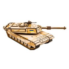 Деревянный 3D конструктор Абрамс, Puzzleоk (Puz-26917), 187 дет.