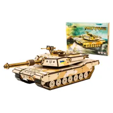 Деревянный 3D конструктор Абрамс, Puzzleоk (Puz-26917), 187 дет.