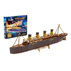 Деревянный 3D конструктор Титаник, Puzzleоk (Puz-00938), 269 дет.