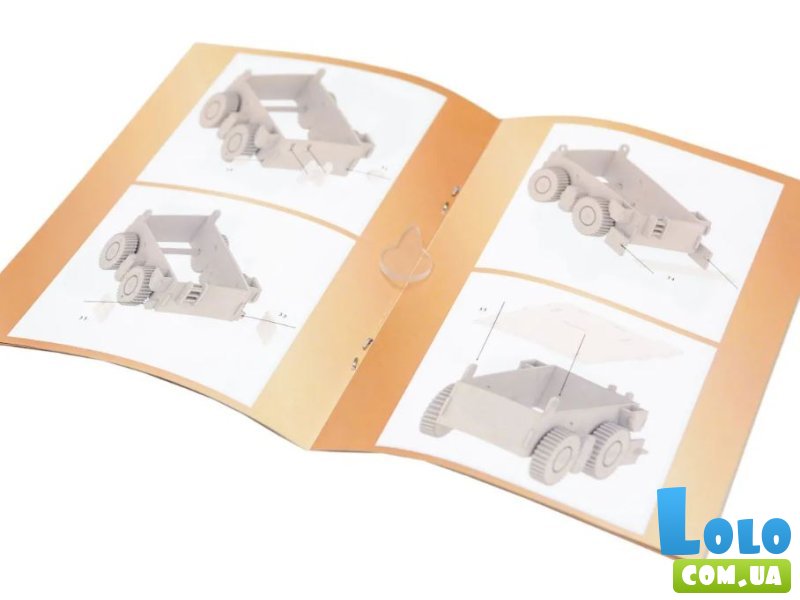 Деревянный 3D конструктор Самосвал, Puzzleоk (Puz-00920), 96 дет.