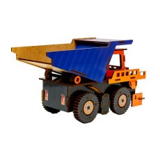 Деревянный 3D конструктор Самосвал, Puzzleоk (Puz-00920), 96 дет.