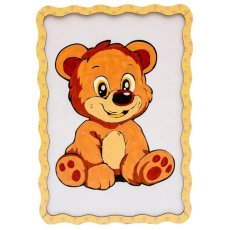 Картина по номерам Мишка, Puzzleоk (А4)