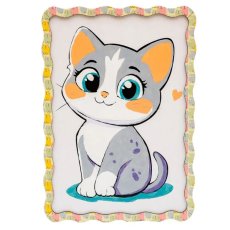 Картина по номерам Котик, Puzzleоk (А4)