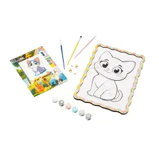 Картина по номерам Котик, Puzzleоk (А4)