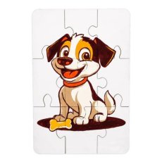 Деревянный пазл-раскраска Собачка, Puzzleok (А5)