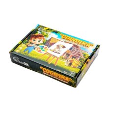 Деревянный пазл-раскраска Собачка, Puzzleok (А5)