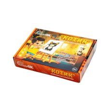 Деревянный пазл-раскраска Котик, Puzzleok (А5)