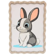 Картина по номерам Зайка, Puzzleоk (А4)