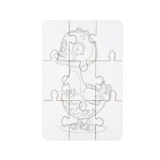 Деревянный пазл-раскраска Гусочка, Puzzleоk (А5)