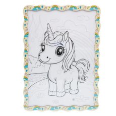 Картина по номерам Милый Единорог, Puzzleоk (А3)