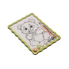 Картина по номерам Панда, Puzzleоk (А4)