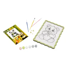 Картина по номерам Панда, Puzzleоk (А4)