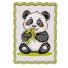 Картина по номерам Панда, Puzzleоk (А4)