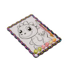 Картина по номерам Динозаврик, Puzzleоk (А4)