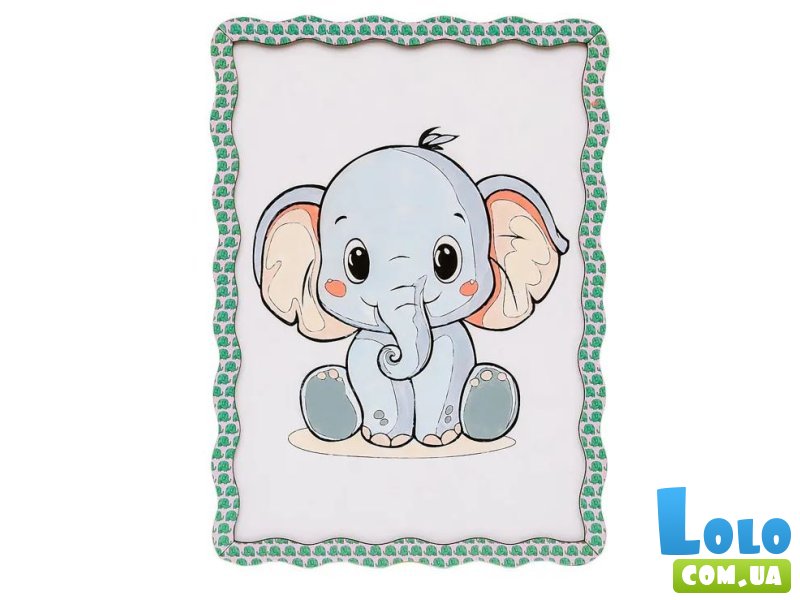 Картина по номерам Слоник, Puzzleоk (А4)