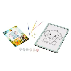 Картина по номерам Слоник, Puzzleоk (А4)