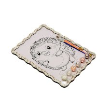 Картина по номерам Ежик, Puzzleоk (А4)