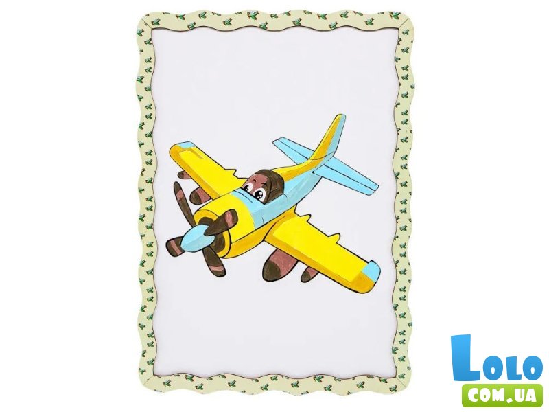 Картина по номерам Самолет, Puzzleоk (А4)