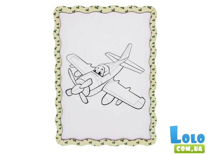 Картина по номерам Самолет, Puzzleоk (А4)