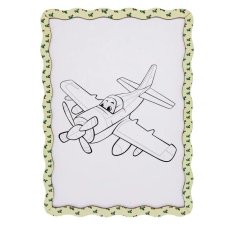 Картина по номерам Самолет, Puzzleоk (А4)